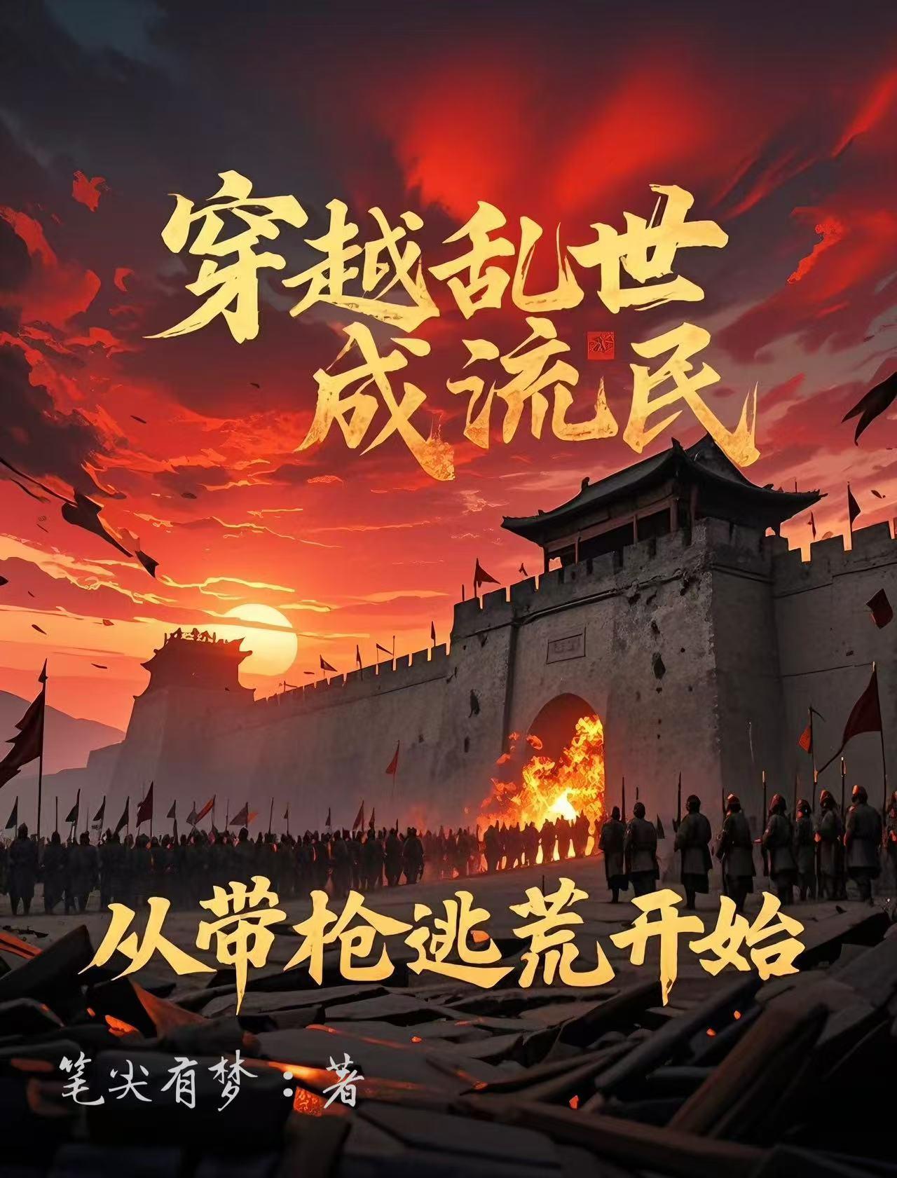 穿越乱世成流民，从带枪逃荒开始